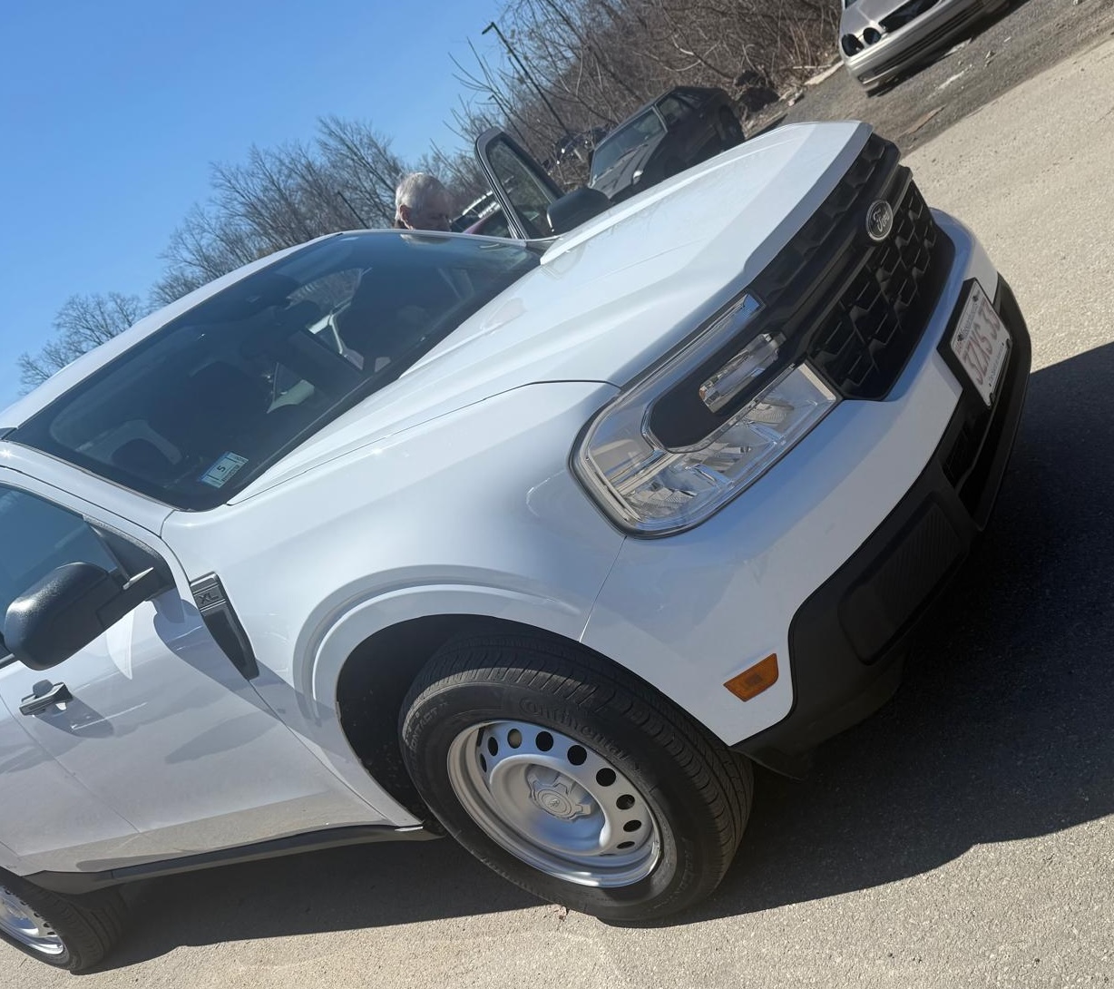 After photo of Ford Maverick front-end rebuild and refinishing in Haverhill MA