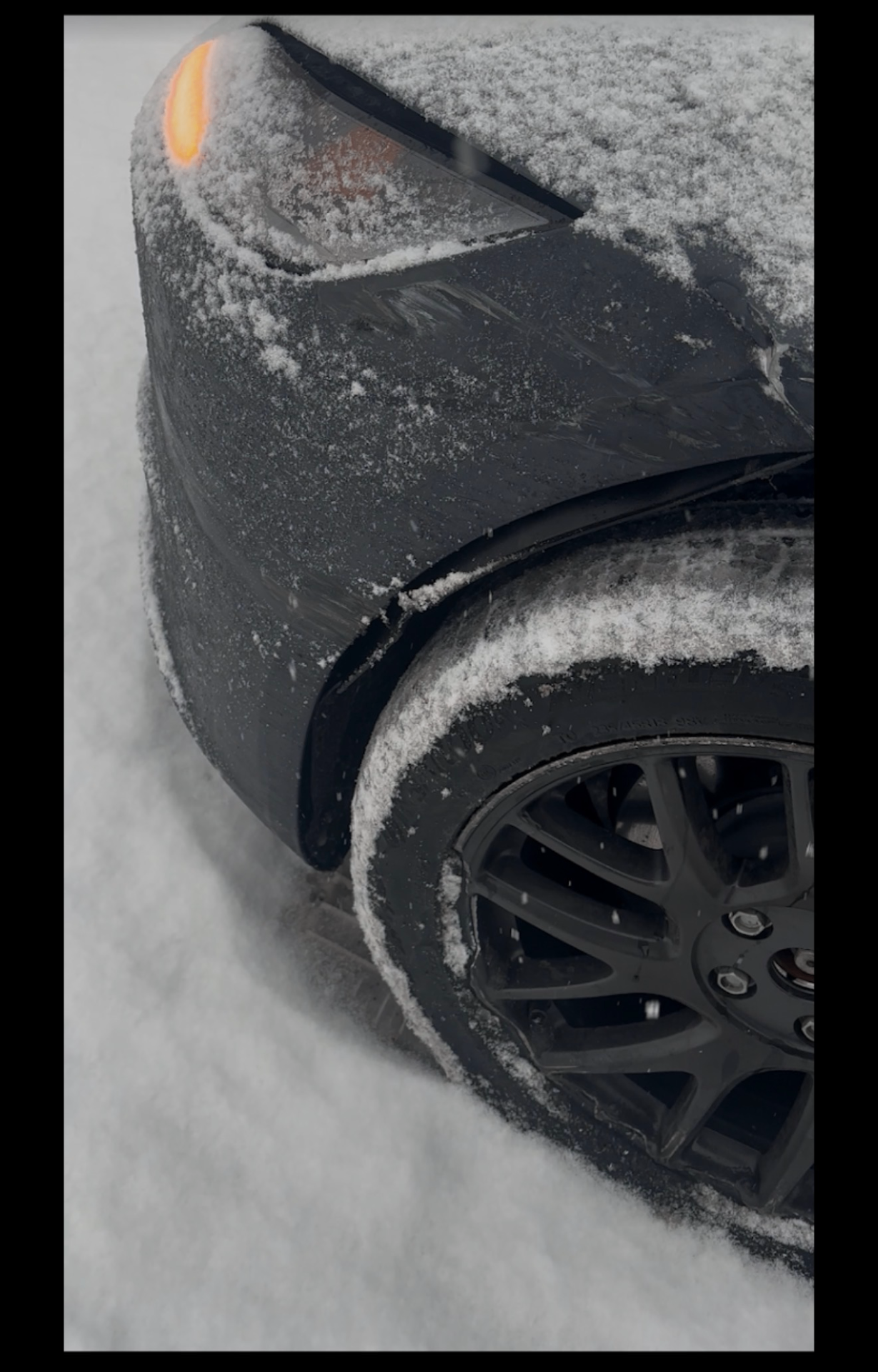 Before photo of Tesla Model 3 front bumper damage at R&K Auto Body in Haverhill MA